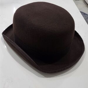 Chocolate Brown Wool Hat